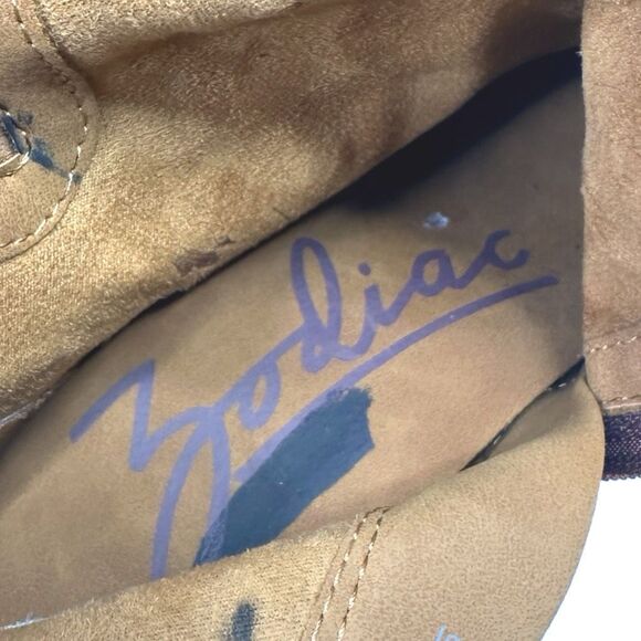 Zodiac Gannet Lug Sole Booties - Size 6 - Cognac - Picture 9 of 11